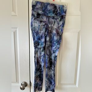 Lululemon Base Pace leggings in purple marble